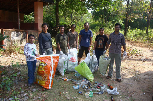 Cleaning Kudremukh